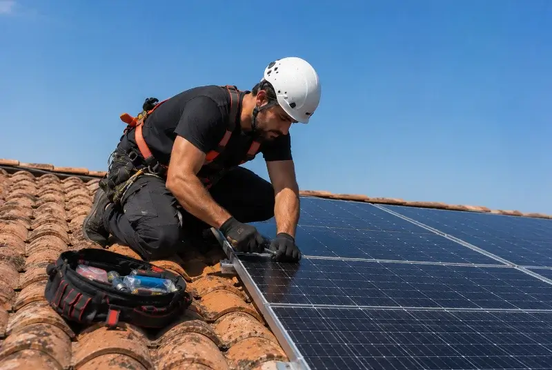 Maintenance et monitoring de panneaux solaires à Boisredon
