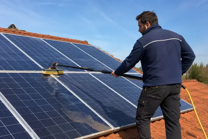 Nettoyage et entretien de panneaux solaires à Boisredon